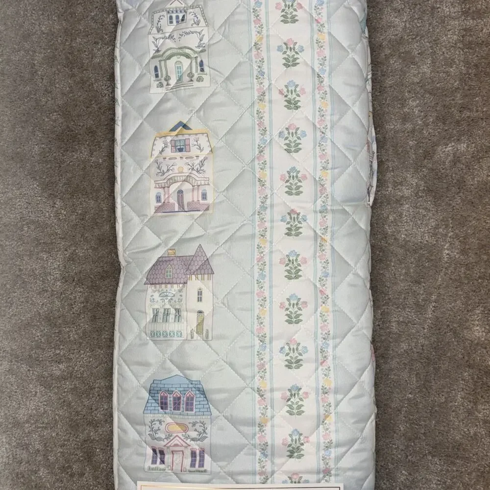 Lenox Spice Village 3 Piece Set Full Queen Reversible Quilt 2 Standard Shams NEW
